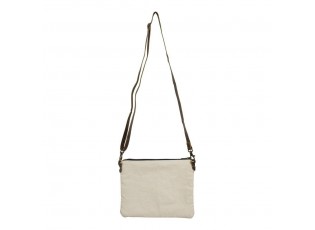 Kožená bavlněná Crossbody s králíčkem - 23*2*18cm