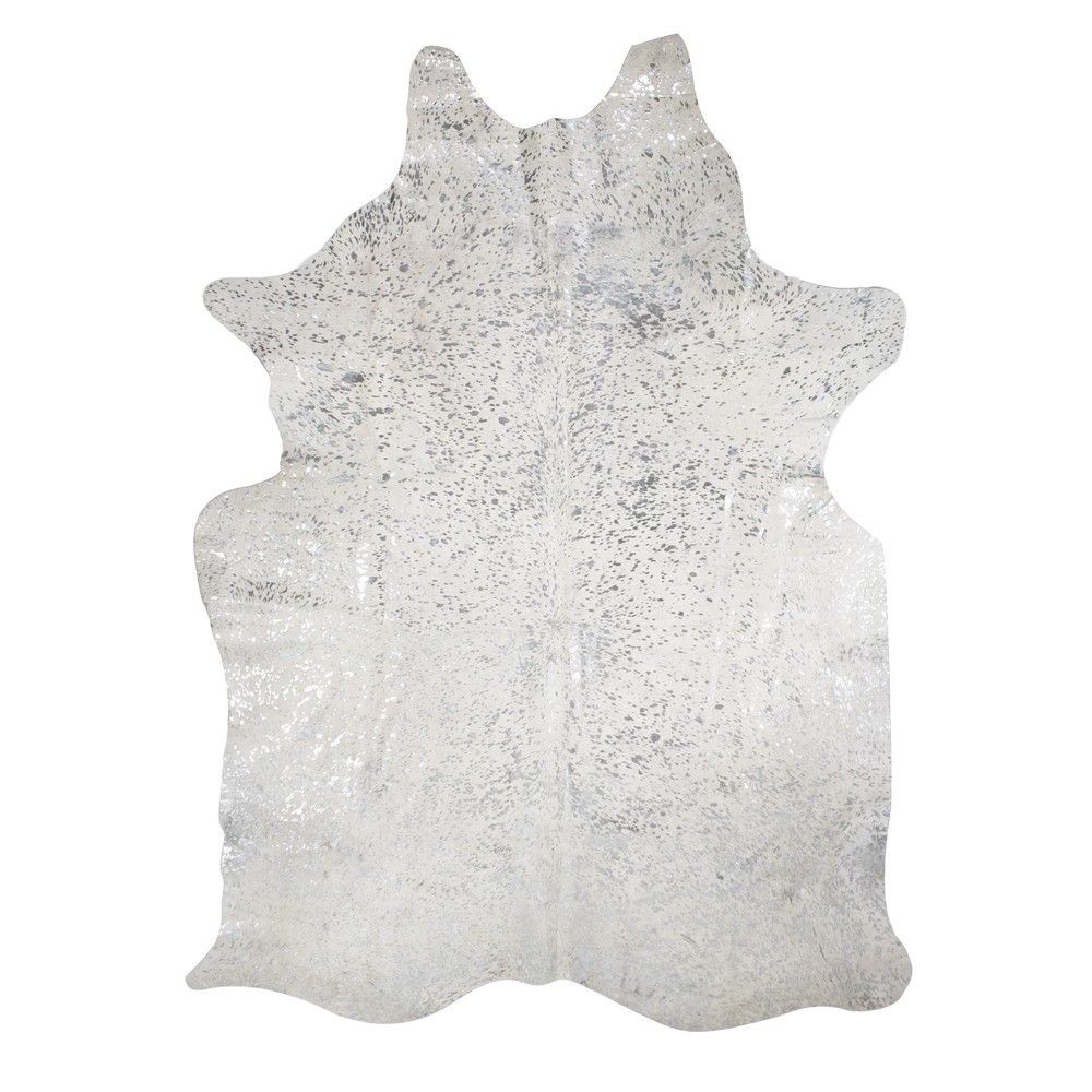 Koberec kravská kůže stříbrná - 250*150*0,3cm