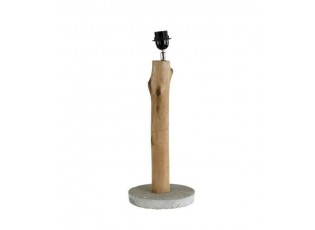 Dřevěná základna ke stojací lampě Eukalyptus - Ø18*30cm / E27