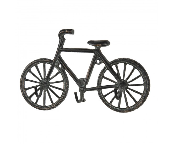 Kovový věšák na oblečení v designu kola - 19*4*12 cm Clayre & Eef