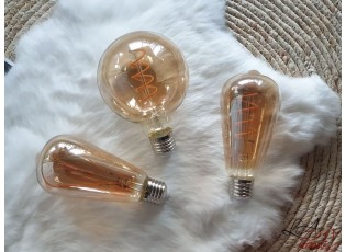 Žárovka Antique LED Bulb Spiral - Ø 9*14 cm E27/3W