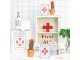 Bílá antik dřevěná lékárnička Pharmacie - 24*30*13 Clayre & Eef