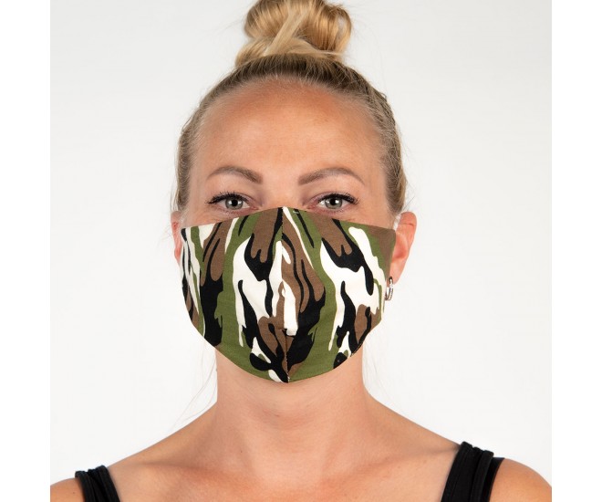 Maskáčová bavlněná rouška na obličej Clayre & Eef