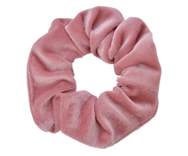 Růžová látková gumička - Ø 10*2 cm Clayre & Eef