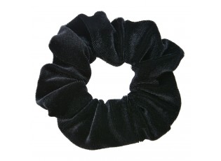 Černá látková gumička - Ø 10*2 cm