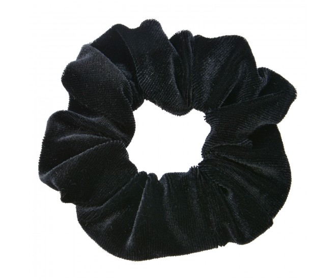 Černá látková gumička - Ø 10*2 cm Clayre & Eef