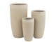 Set 3ks béžových váz Clay - Ø 38*72 cm J-Line by Jolipa