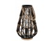 Černá bambusová lucerna Bamboo - Ø 35*56cm J-Line by Jolipa