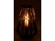 Černá bambusová lucerna Bamboo - Ø 35*56cm J-Line by Jolipa