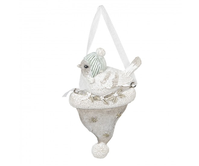 Závěsná dekorace ptáček - 6*2*10 cm Clayre & Eef