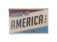 Středně velká kovová barevná cedule MADE IN AMERICA. Clayre & Eef