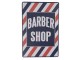 Nástěnná kovová cedule Barber Shop - 20*30 cm Clayre & Eef