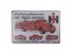 Kovová nástěnná cedule Fire Truck - 30*20 cm Clayre & Eef