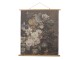 Nástěnná vintage mapa s květy - 80*2*100 cm Clayre & Eef