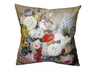 Povlak na polštář s květy Manon - 45*45 cm