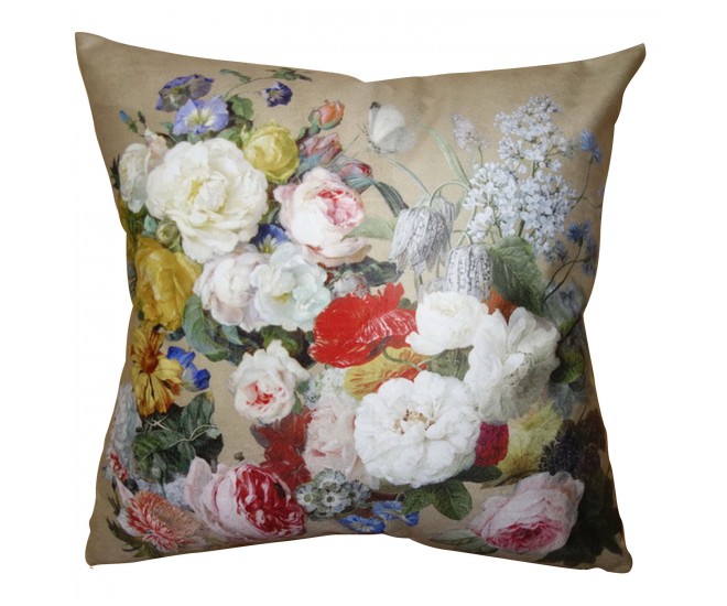 Povlak na polštář s květy Manon - 45*45 cm Clayre & Eef