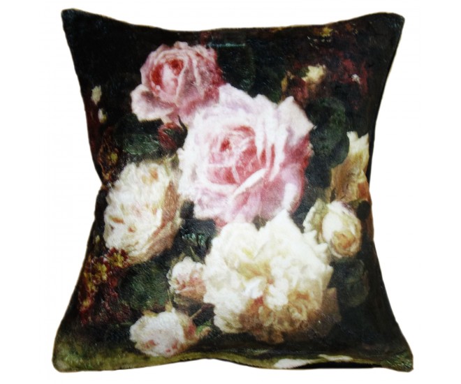 Povlak na polštář s květinami Manon - 45*45 cm Clayre & Eef