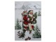 Plyšový pléd /přehoz Santa - 130*170 cm Clayre & Eef