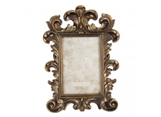 Antik zlatý fotorámeček s ornamenty - 18*2*27 cm / 10*15 cm