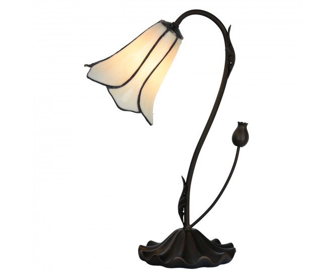 Stolná vitrážované lampa Tiffany Cloches - Ø 17 * 43 cm E14 / max 1 * 25W Clayre & Eef