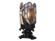 Vitrážová stolní lampa Tiffany Ange – Ø 14*21 cm E14/max 1*25W Clayre & Eef