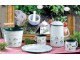 Krémový smaltovaný kyblík s bylinkami Herbs - Ø24*23cm - 6L M&uuml;nder Email