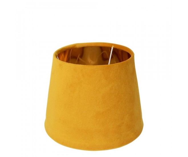 Sametové medově zlaté stínidlo se zlatým vnitřkem Honey - Ø 24*16cm/ E27 Mars & More 
