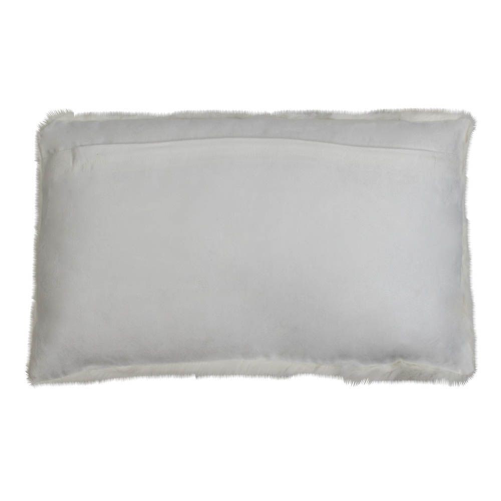 Polštář z králičí kůže Rabbi bílá - 50*30*10cm Mars & More Polštář z králičí kůže Rabbi bílá - 50*30*10cm Mars & More