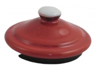 Červené víčko k mlékovce s puntíky Red dot - 7cm