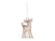 Dřevěná dekorace srnečka - 8*2*14 cm Clayre & Eef