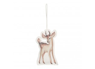 Dřevěná dekorace srnečka - 8*2*14 cm