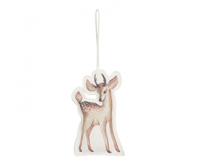 Dřevěná dekorace srnečka - 8*2*14 cm Clayre & Eef