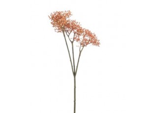 Oranžová dekorační květina - 10*30 cm
