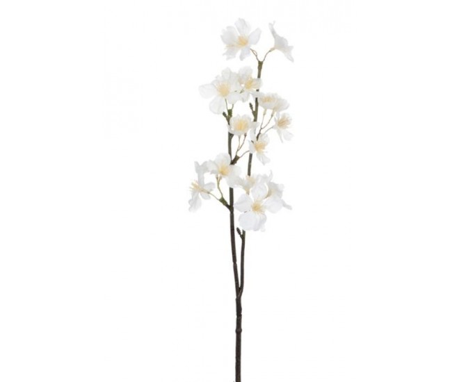 Větvička s bílými květy Julien - 8*5*46 cm J-Line by Jolipa