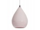 Růžová závěsná porcelánová lampa Drop - Ø 21*29,5 cm J-Line by Jolipa