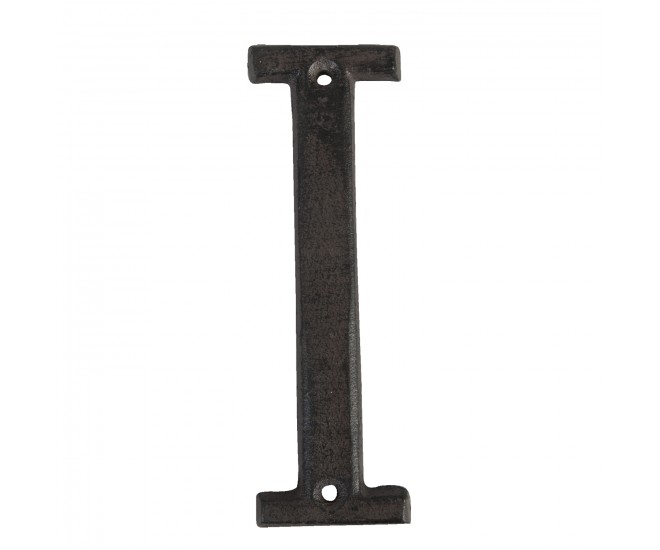 Nástěnné kovové písmeno I - 13 cm Clayre & Eef