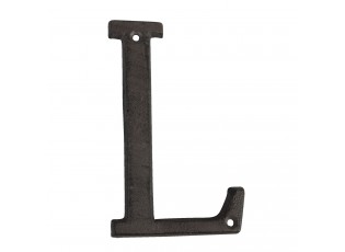 Nástěnné kovové písmeno L - 13 cm