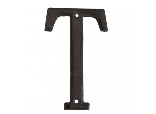 Nástěnné kovové písmeno T - 13 cm