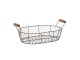 Sada 3 drátěných košíků Filaire - 42*27*15 / 38*23*14 / 34*19*13 cm Clayre & Eef