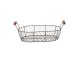 Sada 3 drátěných košíků Filaire - 42*27*15 / 38*23*14 / 34*19*13 cm Clayre & Eef