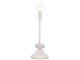 Šedá základna ke stolní lampě s růžičkami – Ø 11*35 cm E27/max 1*60W Clayre & Eef