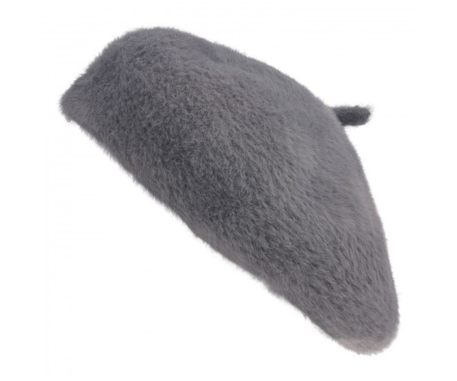 Šedý chlupatý baret Clayre & Eef