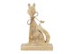 Dřevěná dekorace kočka - 11*3*16 cm Clayre & Eef