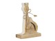 Dřevěná dekorace kočka - 11*3*16 cm Clayre & Eef