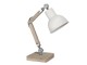 Dřevěno-kovová stolní lampa Amaury - 15*15*47 cm E27/max 1*60W Clayre & Eef