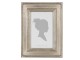Stříbrný rámeček na fotografie ve vintage stylu - 14*2*19 cm / 10*15 cm Clayre & Eef