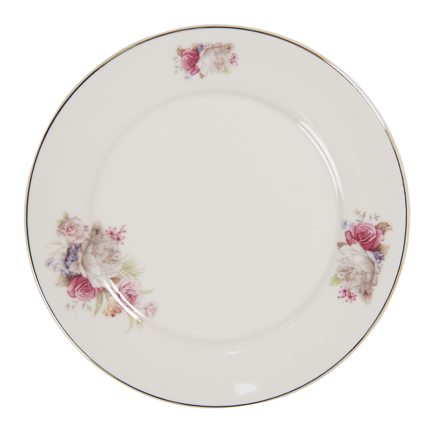 Porcelánový dezertní talíř Fabulous Roses - Ø 21*2 cm