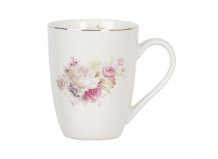Porcelánový hrnek Friendly Roses - 12*9*11 cm / 0.33L