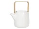 Smetanová porcelánová konvička na čaj - 0,8L Clayre & Eef
