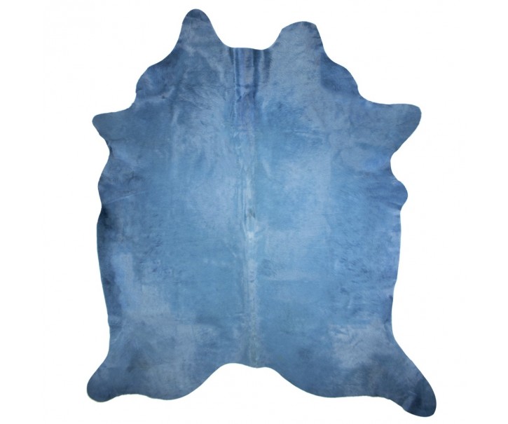 Modrý foberec z hovězí kůže Blue Cow - 180*250*0,3cm Mars & More 